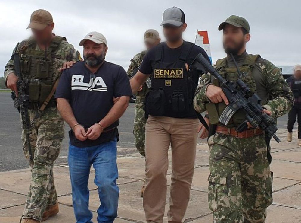 Presunto narco Levi Felicio ya es trasladado hacia Brasil