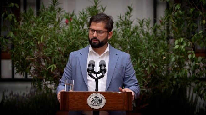 Boric condenó los incidentes en Santiago de Chile y anunció búsqueda de desaparecidos