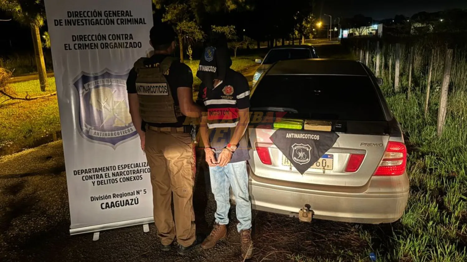 Coronel Oviedo: Hombre cae en un camino vecinal con paquetes de cocaína y crack