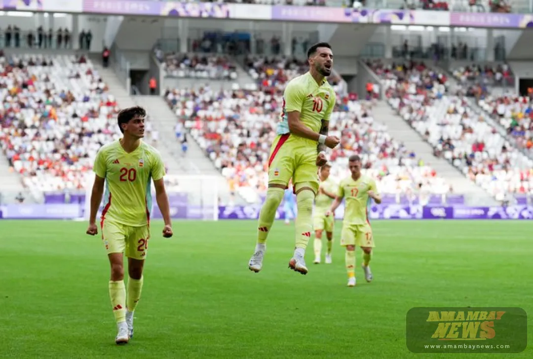 España primer finalista de los juegos Olímpicos en fútbol masculino