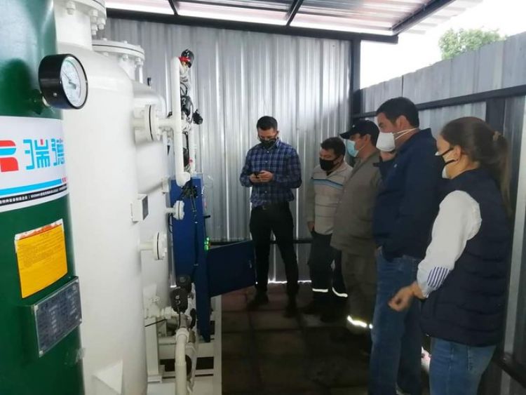 Planta comenzó a operar justo cuando ya escaseaba el oxígeno