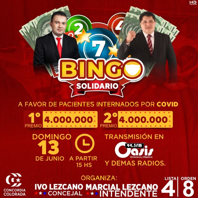 Bajan el precio del bingo mau a mil guaraníes en Pedro Juan Caballero