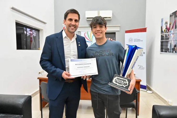 Cuarto podio consecutivo de Samaniego en sudamericano de karting