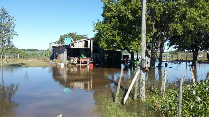 Ley que pretende ayudar a familias damnificadas de Ñeembucú obtiene media sanción