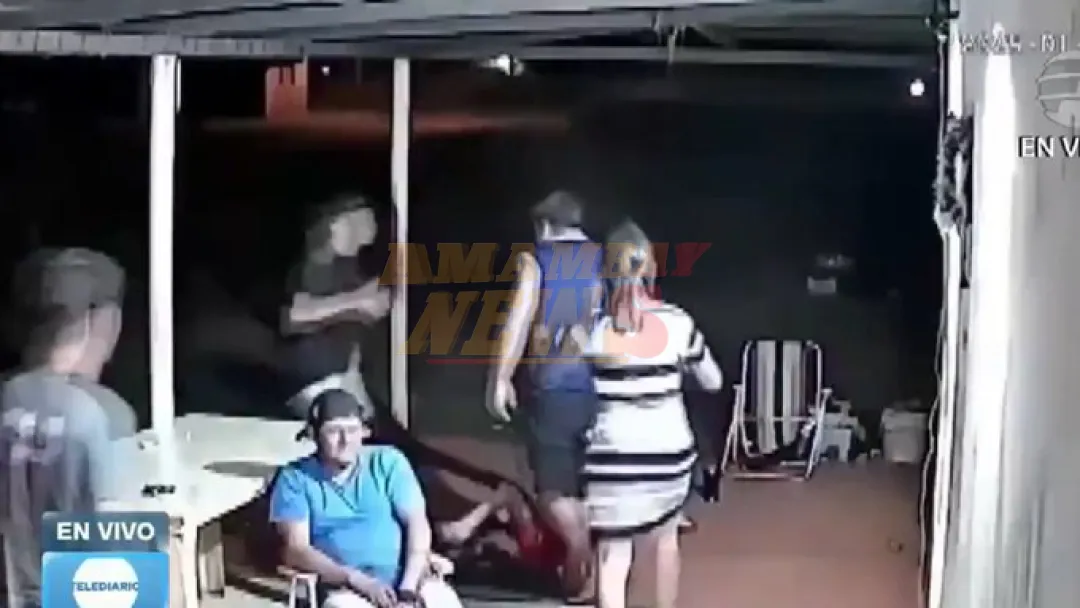 Violencia familiar: Hombre golpea violentamente a su hermana