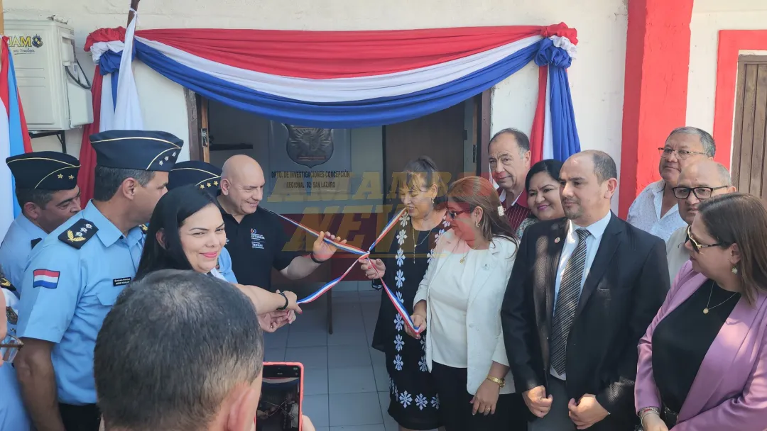 Inauguran sede de Investigaciones en Vallemí