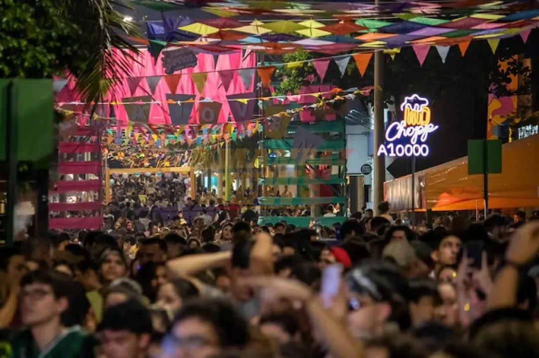 50 mil personas celebraron la primavera en calle Palma