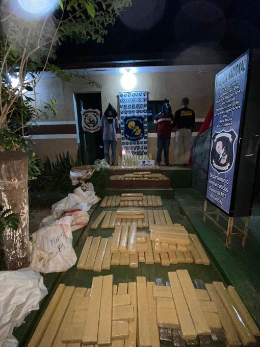 Dos detenidos y más de 150 kilos de marihuana incautada en Pedro Juan Caballero
