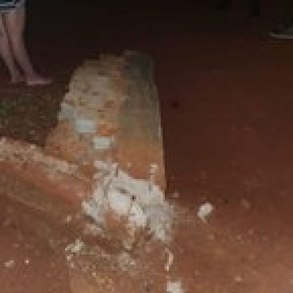 Muralla cayó y mató a un niño de dos añitos
