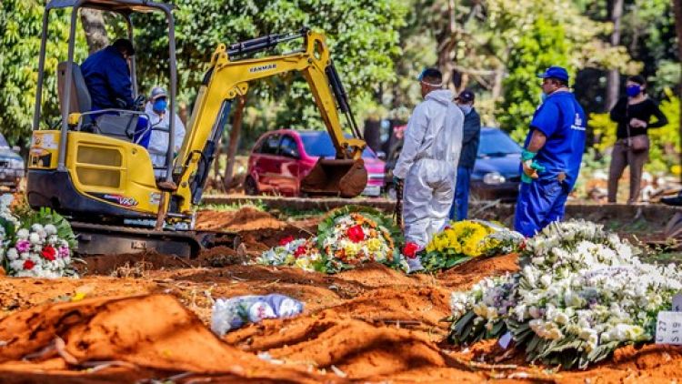 Brasil tiene 15,633 muertes y 233,142 casos confirmados de coronavirus