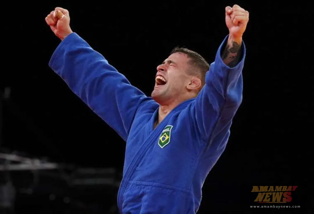 Judocas brasileños Willian Lima y Larissa Pimenta, primeras medallas para Sudamérica