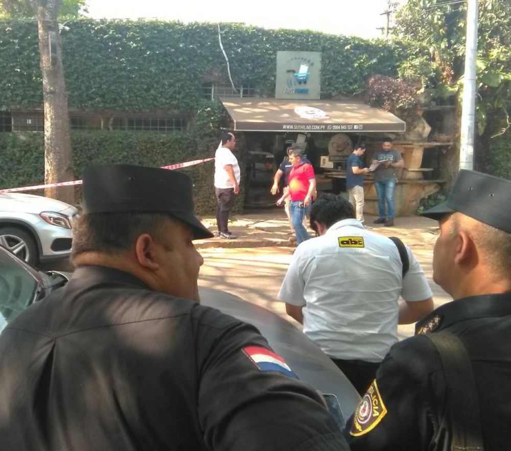 Balacera en barrio Los Laureles de Asunción