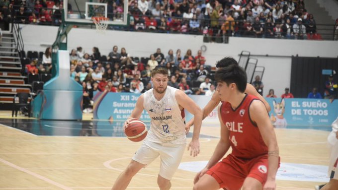 Paraguay sufre su primera caída en básquet masculino