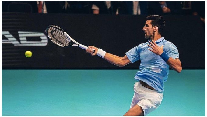 Novak Djokovic se pasea con un ojo puesto en Australia