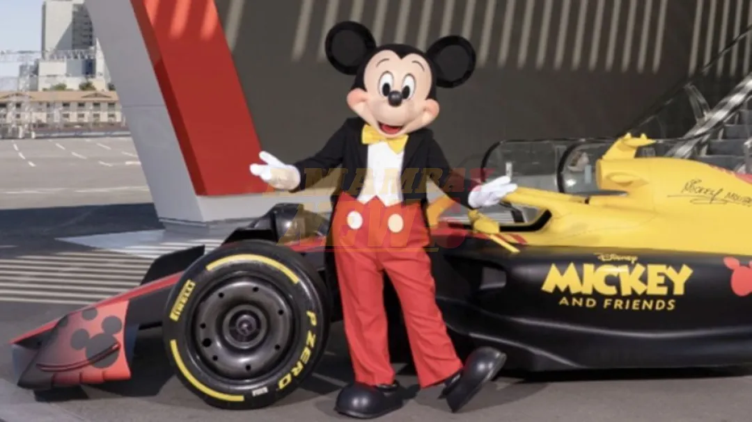 Mickey Mouse calienta motores Disney y la Fórmula Uno anuncian una alianza global para 2026