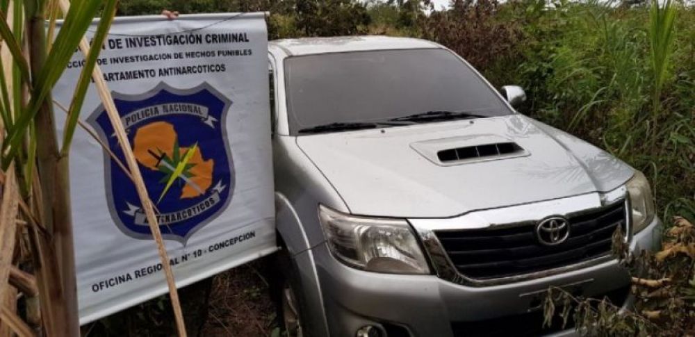 Incautan droga y camioneta supuestamente vinculada a homicidio en Cerro Memby