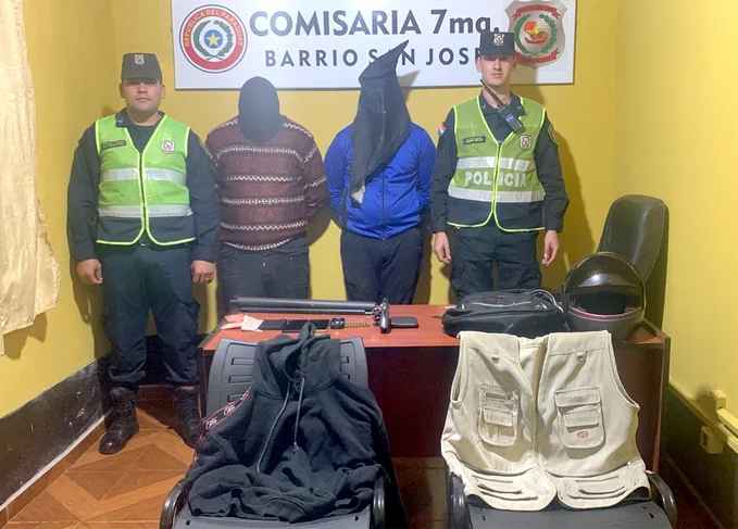 Apresan a dos presuntos motochorros responsables de varios asaltos en CDE