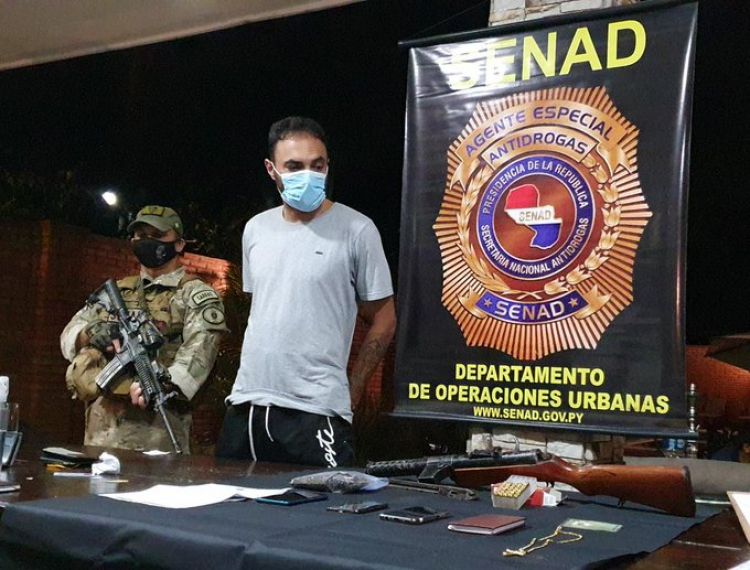 Brasileño supuestamente vinculado al Comando Vermelho fue capturado en Sanber