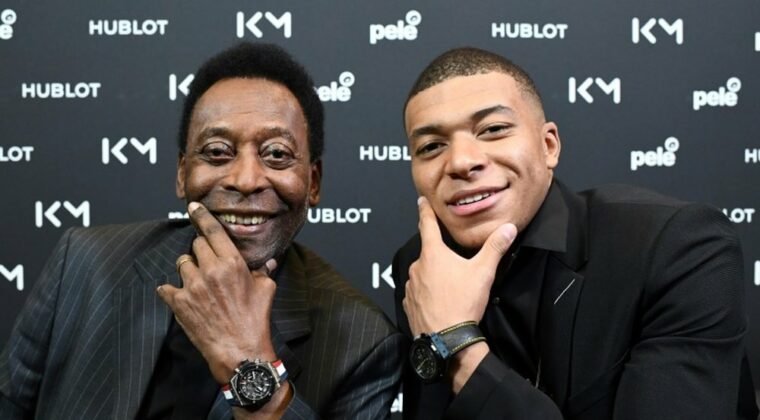 Pelé da las gracias a Mbappé por su apoyo y celebra sus récords en Qatar