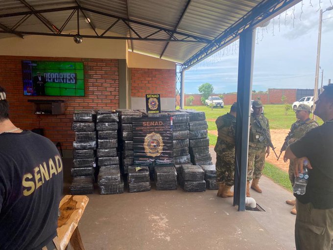 Incautan más de 4 toneladas de marihuana en Salto del Guairá