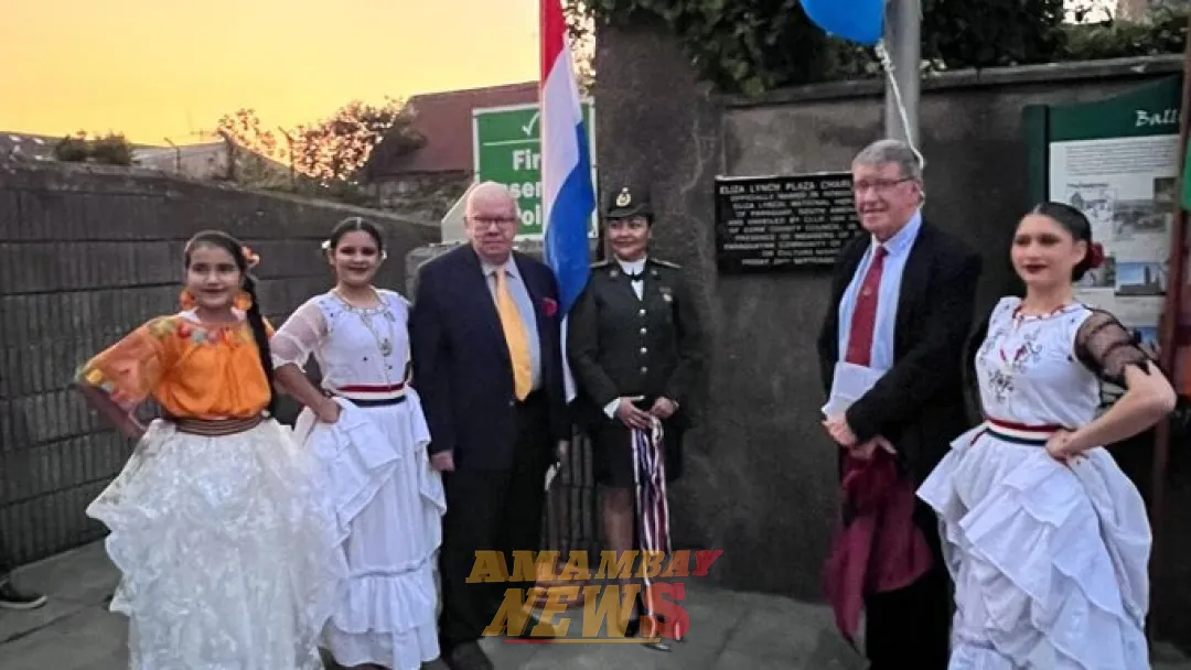 Inauguran plaza con el nombre de Elisa Lynch en Irlanda
