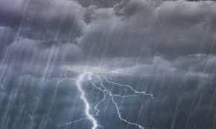 Alerta de lluvias con tormentas eléctricas para ocho departamentos