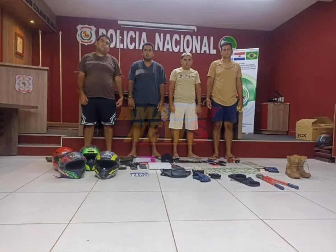 Desde temprano Allanamientos en Pdte. Franco: Cuatro detenidos por asalto domiciliario.