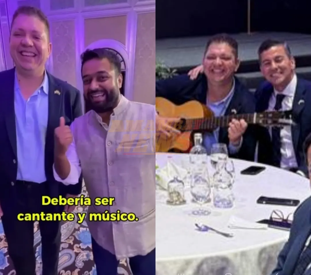 VIDEO: Gobernador de Amambay funge de artista y ofrece show a hindúes