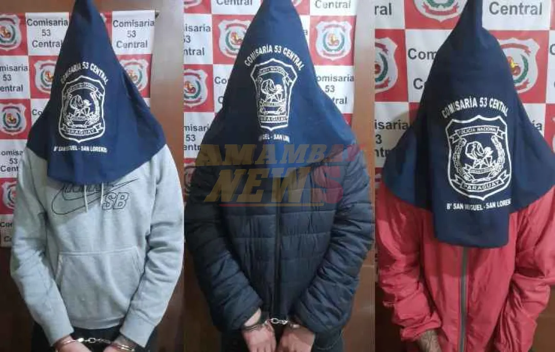 Caen tres presuntos tortoleros en San Lorenzo