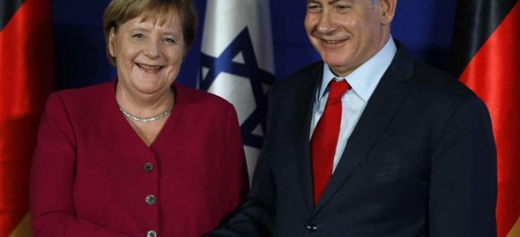 Canciller alemana expresa a Netanyahu su solidaridad con Israel