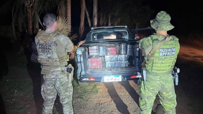 Incautan 595 kilos de marihuana paraguaya en un puerto clandestino en Foz de Yguazú