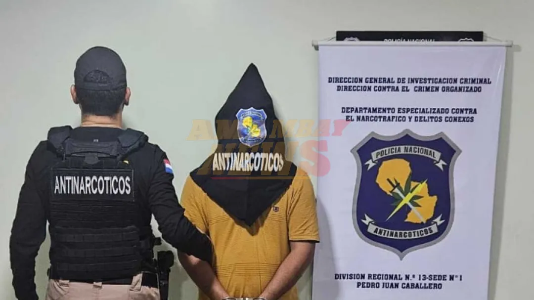 Incautan armas y detienen a presunto microtraficante en Cerro Corá