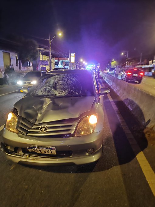 Un peatón muere tras ser atropellado por vehículo en Itauguá