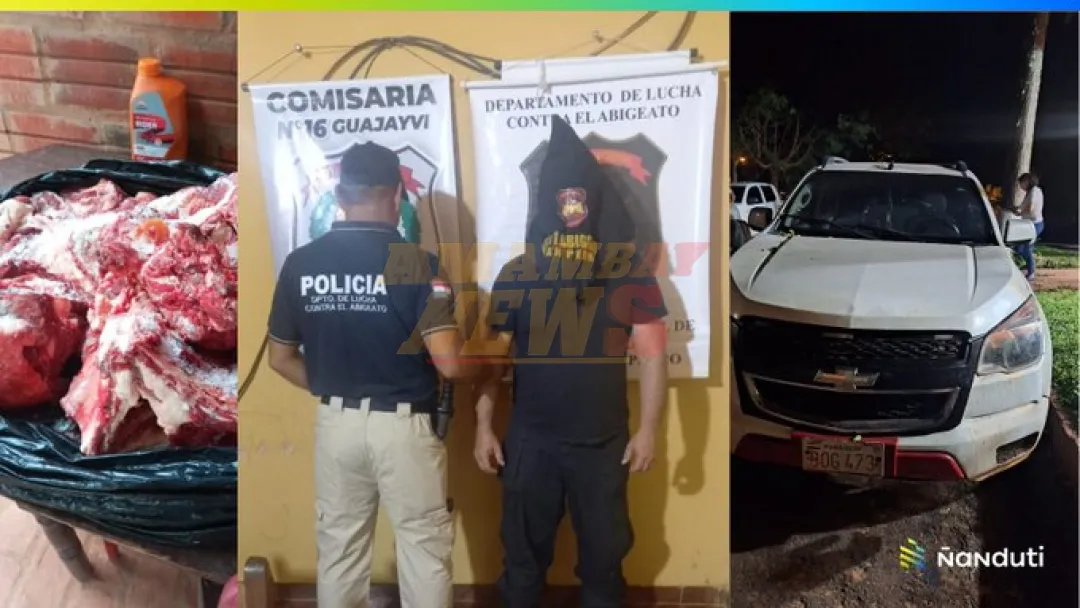 Imputan a dos policías por abigeato en San Pedro