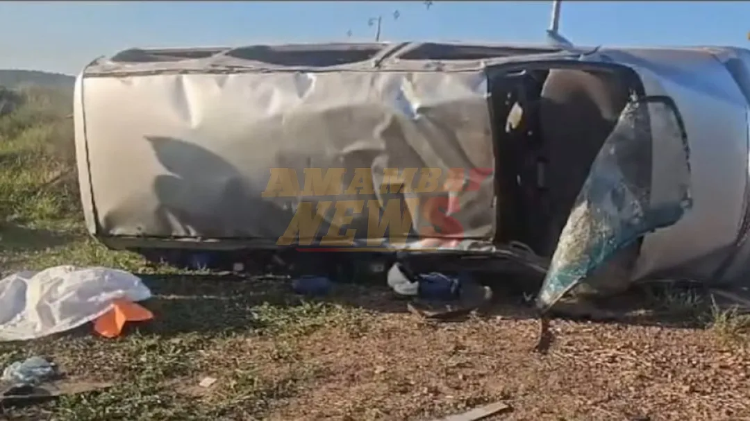 Paraguarí: Bache causa vuelco de vehículo y accidente deja dos muertos y cinco heridos