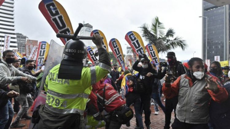 Nueva jornada de protestas, mientras la CIDH investiga abusos en la represión de Colombia