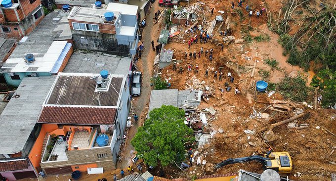 Asciende a 64 el nmero de muertos en tragedia en el litoral de So Paulo