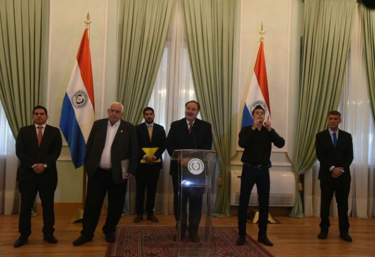 Consejo de Gobernadores del Paraguay brinda su apoyo a Mazzoleni