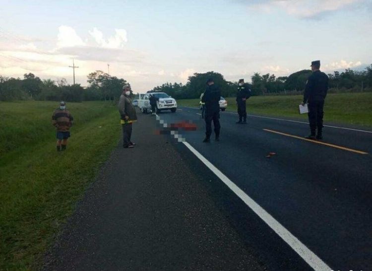 Ciclista fallece tras ser arrollado por un camión en Itapúa