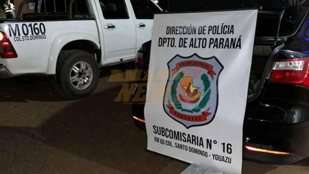 Requisan 26,2 kilos de cocaína durante control rutero