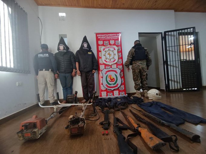Allanamiento con detención e incautación en Alto Paraná