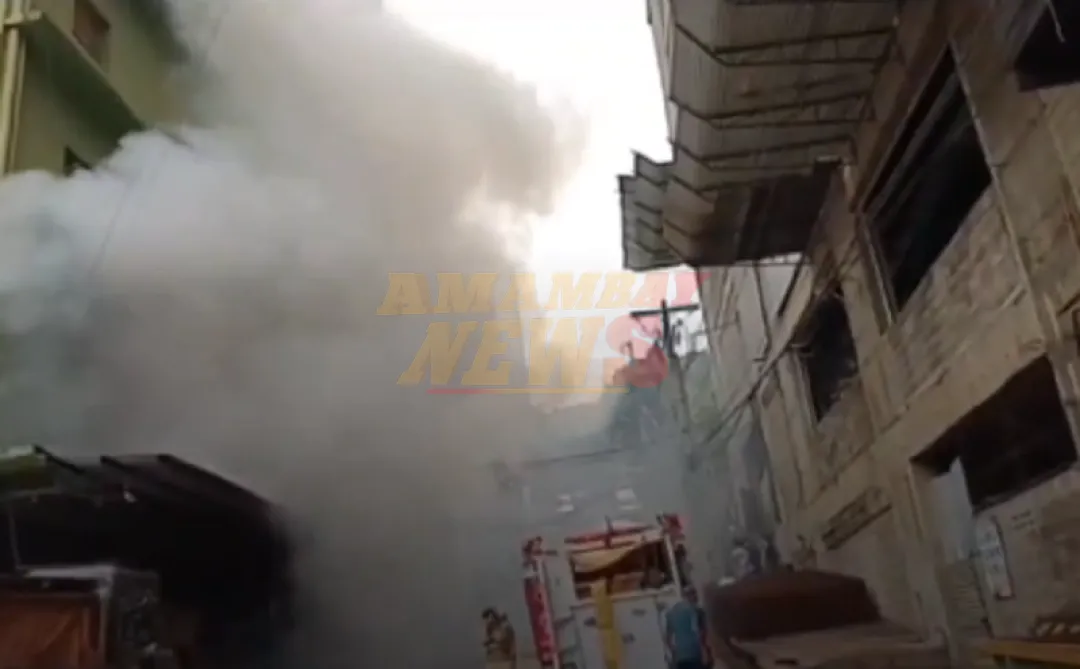 Incendio en edificio de Ciudad del Este