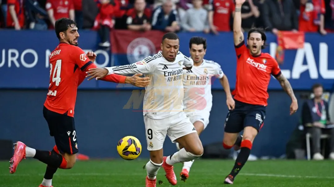 Real Madrid no pasa del empate ante Osasuna