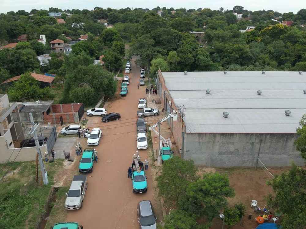 Allanan mina de criptomonedas en Lambaré