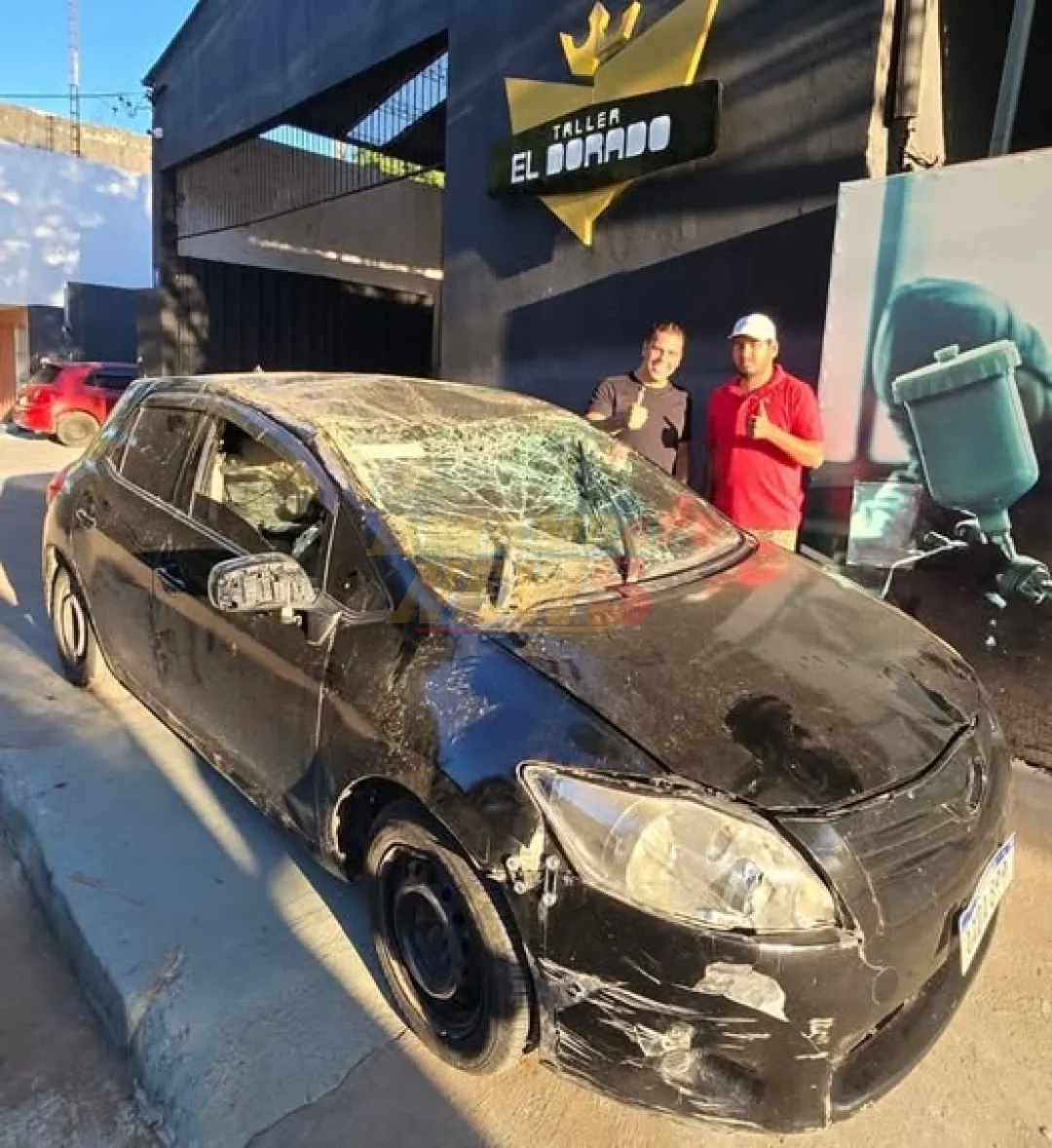 Repararán sin costo vehículo del "conductor del año"...
