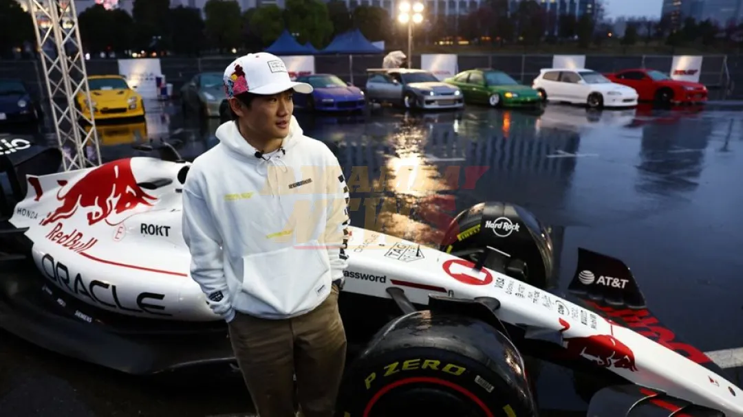 Yuki Tsunoda irradia confianza antes de su debut con Red Bull en Japón