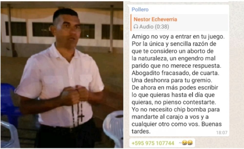 Dura respuesta de un periodista al abogado 360 Néstor Echeverria