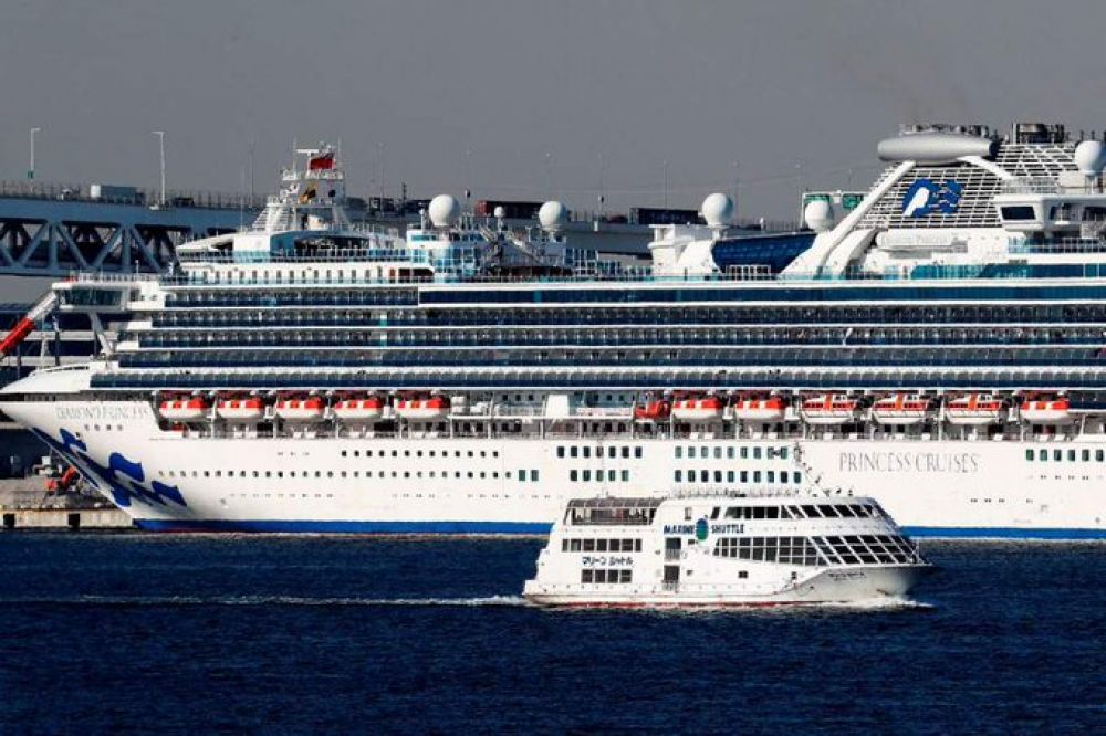 Confirman otros 67 casos de coronavirus en el crucero Diamond Princess y ya suman 285
