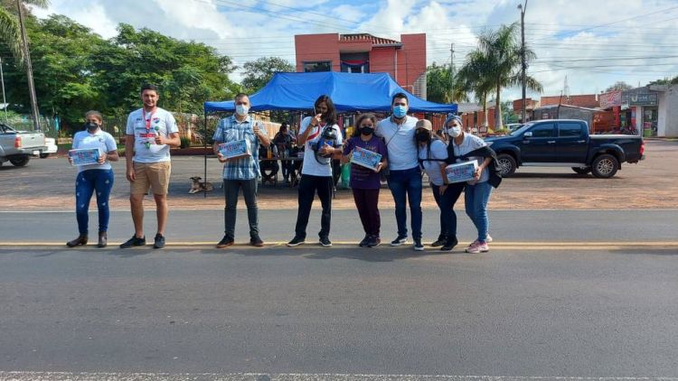 Guajayvi: jóvenes juntaron más de G. 60 millones para comprar balones de oxígeno