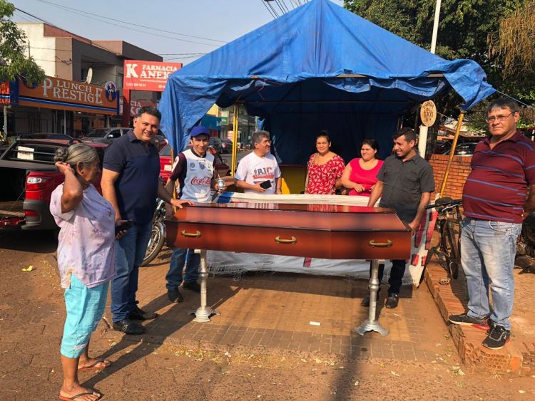 Abandonan cuerpo de ña Justiniana en funeraria de Pedro Juan Caballero